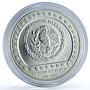 Mexico 2 pesos Guerrero Aguila KM-645 Precolombina Aztec silver coin 1993