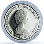 Ascension Island 25 pence Wedding KM-3a Charles Diana Turtle silver coin 1981