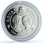 Cayman Islands 10 dollars Wedding KM-68a Charles Diana proof silver coin 1981