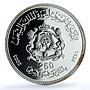 Morocco 250 dirhams Revolution Y#120 Anniversary BU silver coin 2003