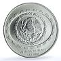 Mexico 2 pesos Disco Muerte KM-618 Precolombina Teotihuacan silver coin 1998