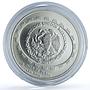 Mexico 2 pesos Disco Muerte KM-618 Precolombina Teotihuacan silver coin 1998