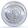 Mexico 2 pesos Disco Muerte KM-618 Precolombina Teotihuacan silver coin 1998