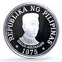 Philippines 25 piso Republic KM-211 Emilio Aguinaldo proof silver coin 1975
