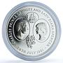Saint Helena 25 pence Wedding KM-9a Charles Diana Ship proof silver coin 1981