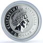 Australia 1 dollar Year Goat Gilt KM-665 Lunar Series 1 silver coin 2003