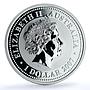 Australia 1 dollar Year Ox 2009 Gilt Lunar Series 1 Bull silver coin 2007