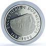 Colombia 10000 pesos Bogota Mint KM-284 Ibero-American proof silver coin 1991