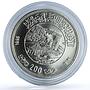 Morocco 200 dirhams Rabat Y#103 Anniversary City BU silver coin 1995