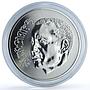 Morocco 250 dirhams Green March 25th Anniversary Y#106 BU silver coin 2000