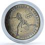 Panama 1 balboa Tennis X#M6 Seoul Olympics proof CuNi coin 1988