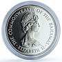 Bahamas 10 dollars Wedding KM-85 Charles Diana Flamingos proof silver coin 1981