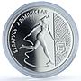 Belarus 20 roubles Gymnast Ribbon Dancer KM-14 Olympics Sports silver coin 1996