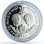 Guernsey 25 pence Wedding KM-36a Charles Diana proof silver coin 1981