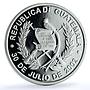 Guatemala 1 quetzal Pedro Betancourt KM-287 Religion proof silver coin 2002