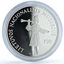 Lithuania 50 litu National Museum KM-144 Coat of Arms proof silver coin 2005