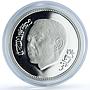 Morocco 250 dirhams Mohammed VI Enthronement 8th Anniversary PR silver coin 2007