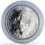 Morocco 100 dirhams Pan-Arab Games Olympics Sports Map BU silver coin 1985