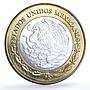 Mexico 100 pesos x 2 Set Colima State KM-729 Federation bimetal coins 2005