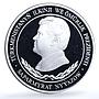 Turkmenistan 500 manat Oguz Khan KM-44 History proof silver coin 2001