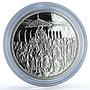 Morocco 200 dirhams Hassan II Enthronement 30th Anniversary BU silver coin 1991