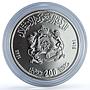 Morocco 200 dirhams Independence Y#101 Anniversary BU silver coin 1995