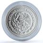 Mexico 1/4 onza Libertad Angel of Independence KM-611 Bullion silver coin 2002