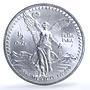 Mexico 1/2 onza Libertad Angel of Independence KM-545 Bullion silver coin 1994