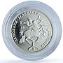 Transnistria 100 roubles Sagittarius KM-72 Zodiac Signs Archer silver coin 2005