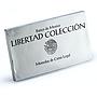 Mexico Various Onzas Set Libertad Angel of Independence BU silver coins 1992