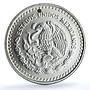 Mexico 1/10 onza Libertad Angel of Independence KM-610 Bullion silver coin 2002