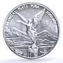 Mexico 1/10 onza Libertad Angel of Independence KM-610 Bullion silver coin 2002