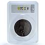 Germany Empire Baralong U 41 Sink Kienast-163 Goetz MS 63 PCGS bronze medal 1915