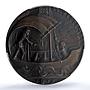 Germany Empire Baralong U 41 Sink Kienast-163 Goetz MS 63 PCGS bronze medal 1915
