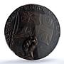 Germany Empire Baralong U 41 Sink Kienast-163 Goetz MS 63 PCGS bronze medal 1915