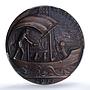 Germany Empire Baralong U 41 Sink Kienast-163 Goetz MS 63 PCGS bronze medal 1915