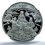 Russia 3 roubles Mordovia Y#1339 Bull Bear Lynx Ship PF 70 NGC silver coin 2012