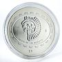 Mexico 2 pesos Disc of Death silver coin 1998