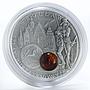 Niue 1 dollar Amber Route Series Wroclaw silver coin 2009