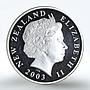 New Zealand 1 dollar Bridge of Kazad-Dum colored silver coin 2003