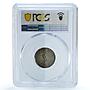 Iraq 20 fils Faisal I Error Date KM-99 XF 45 PCGS silver coin 1933