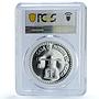 Mexico 1 onza Cuauhtemoc De Balancin PR 70 PCGS silver token 1988