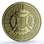Switzerland 100 francs Altdorf Shooting Festival P-26 SP 70 PCGS brass coin 1988