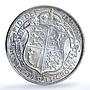 Great Britain 1/2 crown George V KM-818 S-4011 MS 63 PCGS silver coin 1913