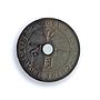 French Indochina 1 cent Regular Coinage Paris Mint MS64 PCGS bronze coin 1898