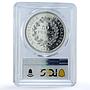 France 50 francs Hercules KM-941.1 Gad-882 F-427 MS 67 PCGS silver coin 1975