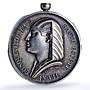 France Egypt Conquest An VII Restrike Lec-11 Crocodile MS 62 PCGS silvered medal