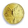 Mexico 1/10 onza Libertad Angel of Independence KM-672 MS 69 PCGS gold coin 2014