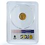 Peru 1/5 libra Republic Trade Coinage KM-210 Fr-75 MS 67 PCGS gold coin 1966 ZBR