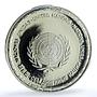 Bahrain United Nations UN Fisherman Boat Ship SP 69 PCGS silver medal 1976